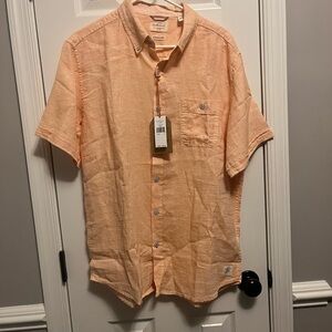 Weatherproof vintage linen and cotton blend shirt Large NWT. Beach, Boat, or Bar